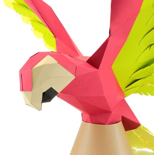 Perroquet en papier 3D – Image 5