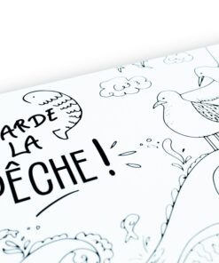Alternative view of Carte à colorier La pêche
