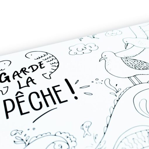 Carte à colorier La pêche – Image 2