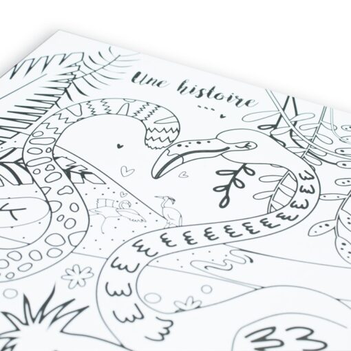 Carte à colorier accordéon – Image 2