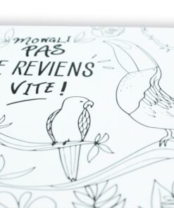 Alternative view of Carte à colorier Mowgli pas
