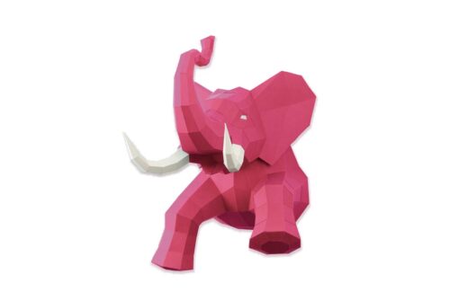 Elephant en papier 3D – Image 2