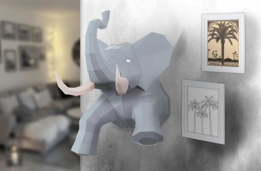 Elephant en papier 3D – Image 8