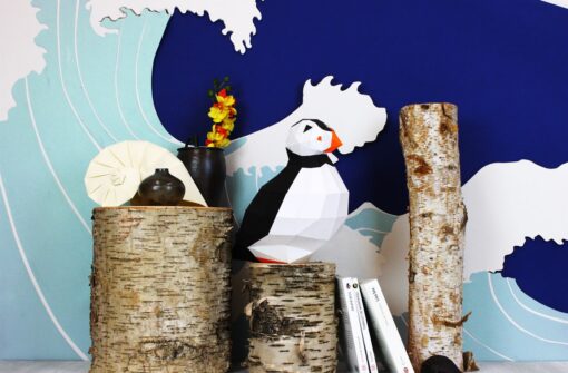 Macareux en papier 3D – Image 2