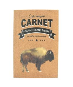 Carnet cuir Bison