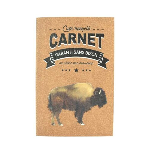 Carnet cuir Bison