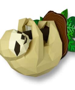 Paresseux en papier 3D