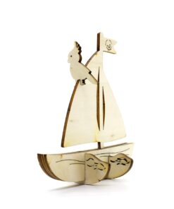 Les p'tits bidules en bois Bateau pirate