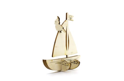 Les p'tits bidules en bois Bateau pirate