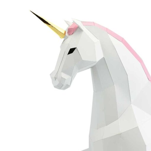 Grande licorne en papier 3D – Image 2