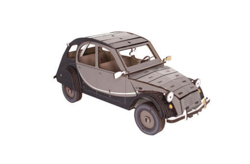 Trophée en bois Voiture 2CV – Image 2