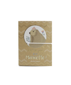 Alternative view of Carnet kraft Marmotte