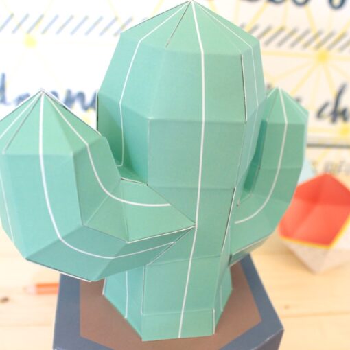 Cactus en papier 3d – Image 4