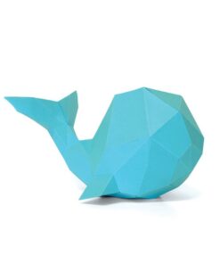 Baleine en papier 3d