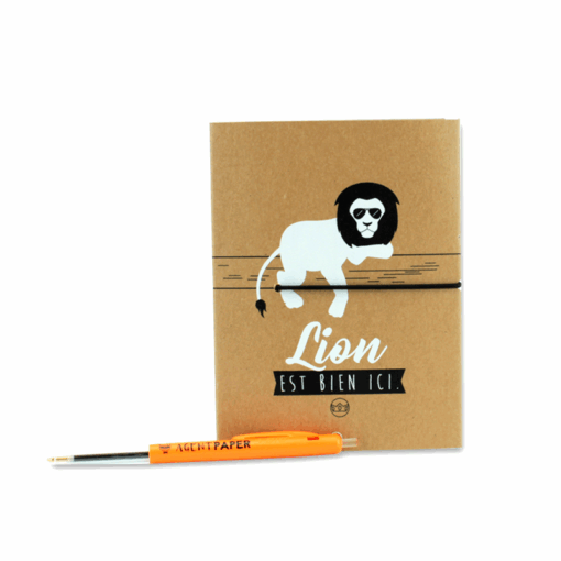 Carnet kraft lion – Image 3