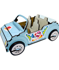 Trophée en bois Voiture décapotable