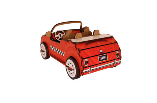 Trophée en bois Voiture décapotable – Image 3