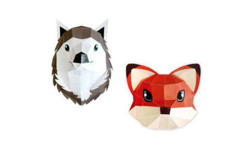 Trophée Easy Peasy Loup & Renard