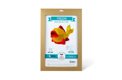 Poisson Or en papier 3D – Image 3