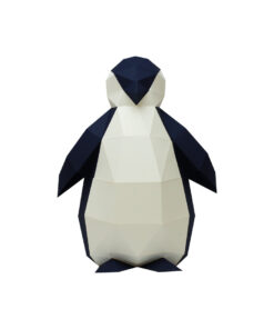 Pingouin en papier 3D