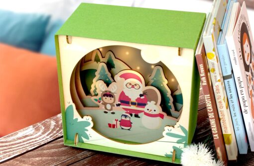 Veilleuse théâtre Noël