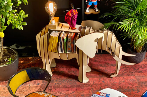 Meuble étagère Eléphant