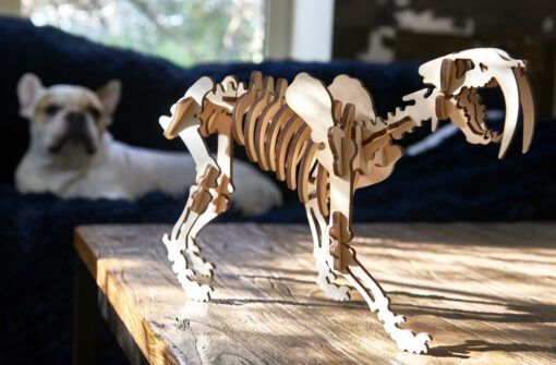 Smilodon en bois – Image 2