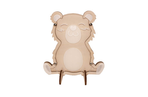 Livre d'or en bois Ourson