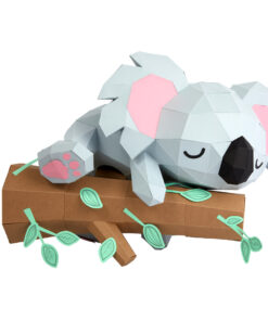Koala sur branche en papier 3D