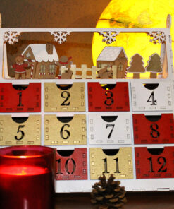 Alternative view of Calendrier de l'avent Sapin en bois