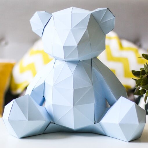 Ourson en papier 3d