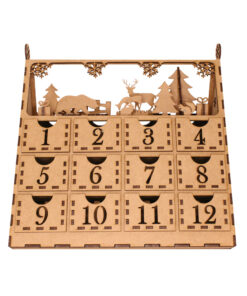 Calendrier de l'avent Sapin en bois