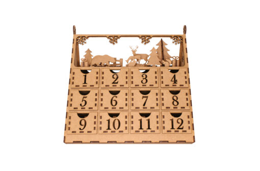 Calendrier de l'avent Sapin en bois