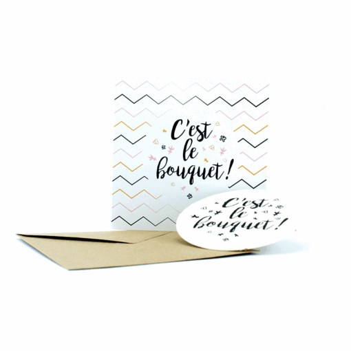 Carte à planter c'est le bouquet