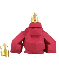 Petit Gorille en papier 3D