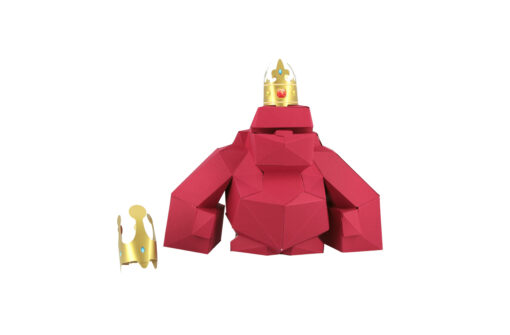 Petit Gorille en papier 3D