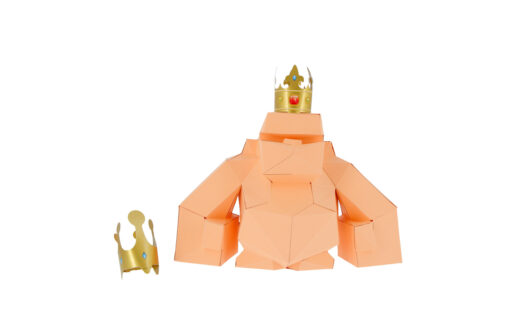 Petit Gorille en papier 3D – Image 7