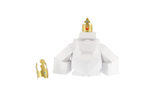Petit Gorille en papier 3D – Image 4