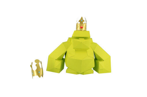 Petit Gorille en papier 3D – Image 11