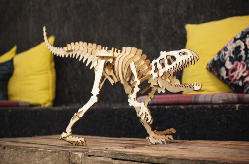 Tyrannosaure en bois – Image 2