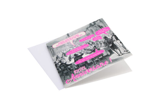 Carte anniversaire Gravure ancienne – Image 5