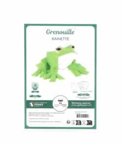 Alternative view of Grenouille en papier 3D