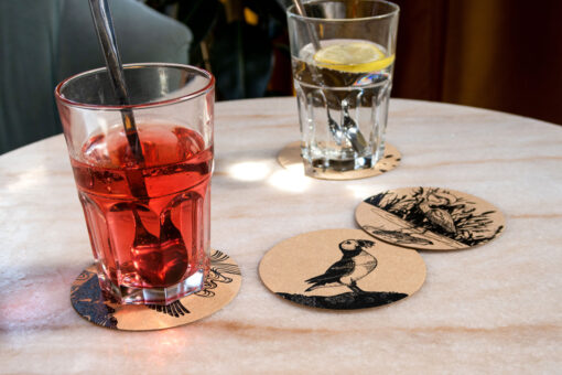 Sous verres carton Oiseaux – Image 6