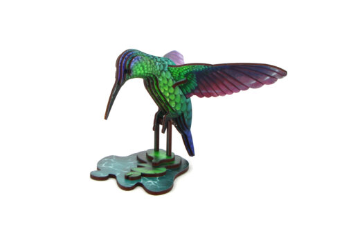 Oiseau Mouche en bois