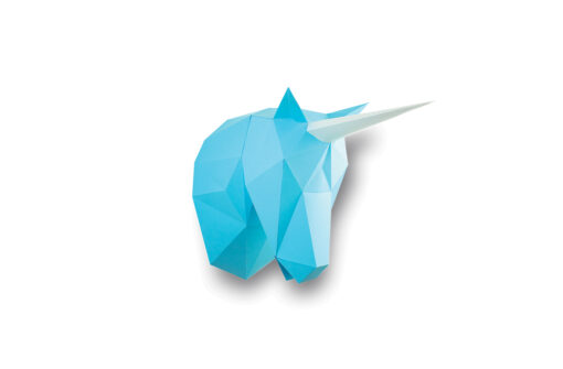 Licorne en papier 3d