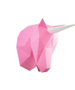 Alternative view of Licorne en papier 3d