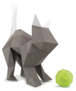 Chat en papier Kitty