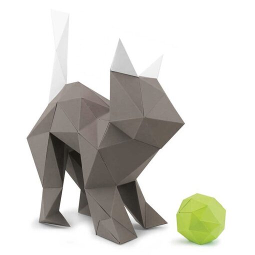 Chat en papier Kitty