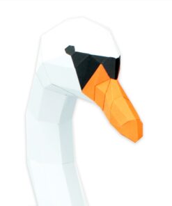 Alternative view of Cygne en papier 3D