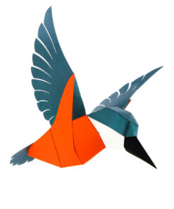 Martin Pêcheur en papier 3D
